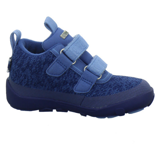 Affenzahn Knit Happy Stiefel ungefüttert Blau-kombi