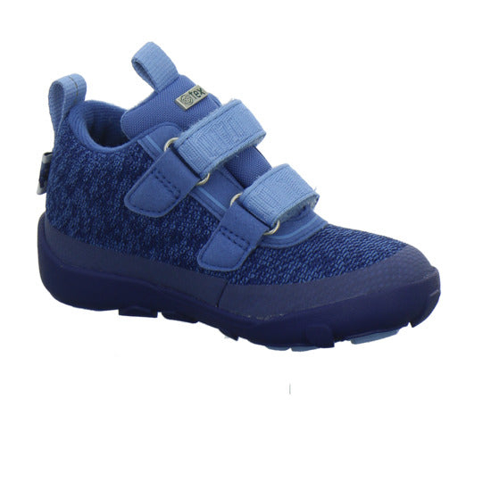 Affenzahn Knit Happy Stiefel ungefüttert Blau-kombi