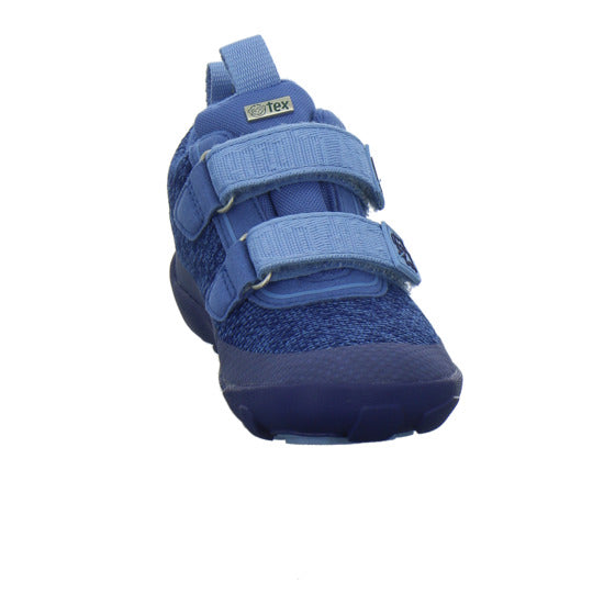 Affenzahn Knit Happy Stiefel ungefüttert Blau-kombi