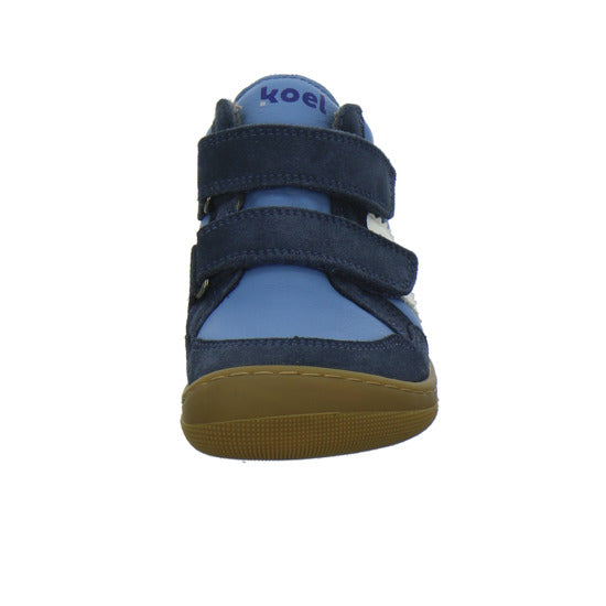 Koel Stiefel ungefüttert Jungen Barefoot Tex Blau-kombi