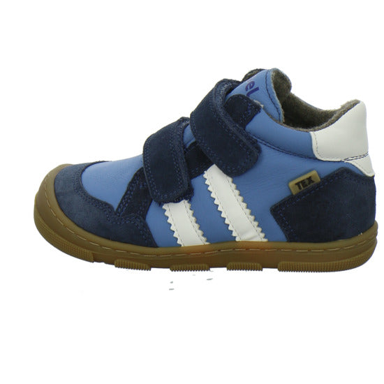 Koel Stiefel ungefüttert Jungen Barefoot Tex Blau-kombi