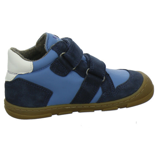 Koel Stiefel ungefüttert Jungen Barefoot Tex Blau-kombi