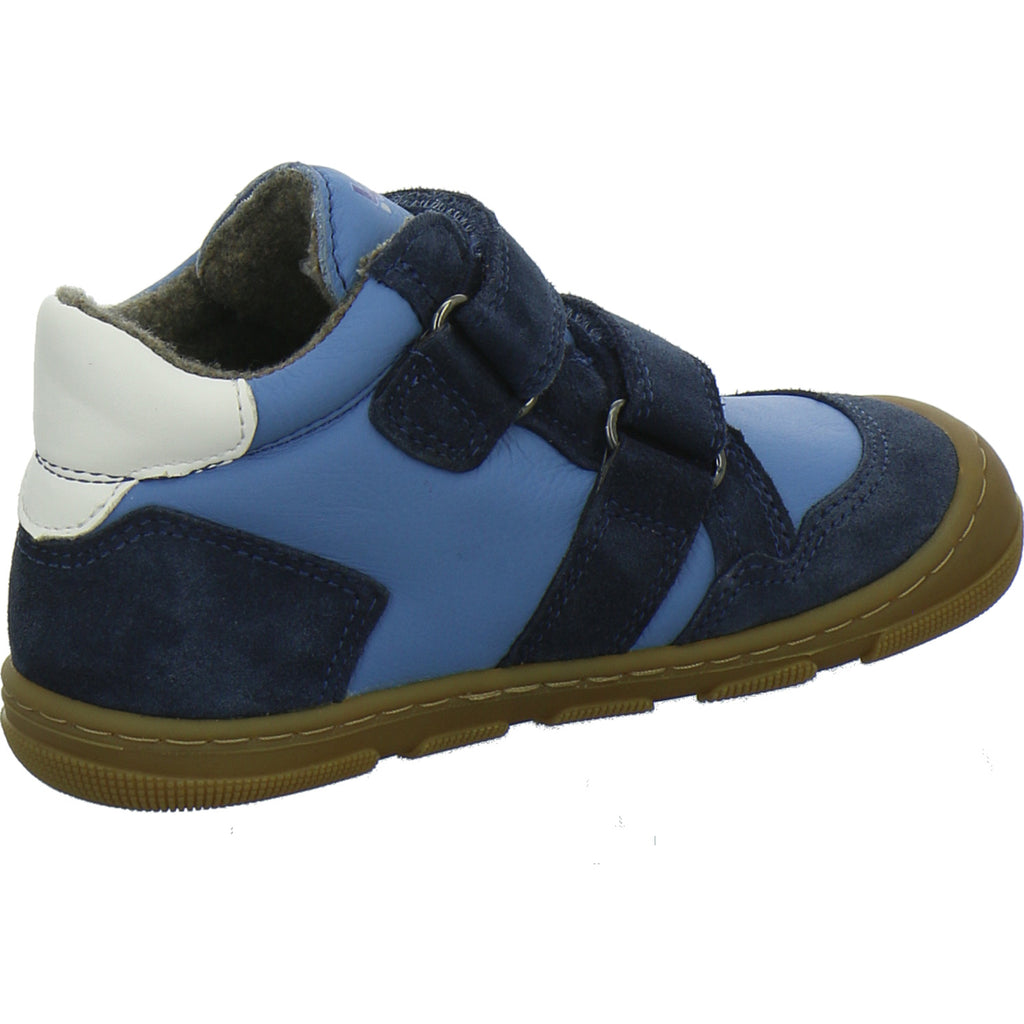 Koel Stiefel ungefüttert Jungen Barefoot Tex Blau-kombi