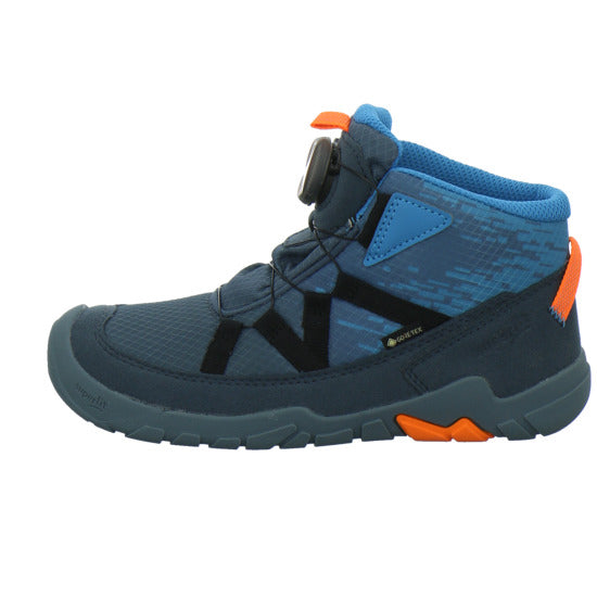 Superfit Stiefel ungefüttert Jungen Barefit Blau-kombi