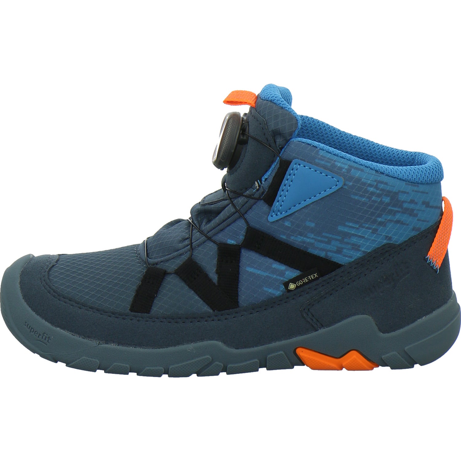 Superfit Stiefel ungefüttert Jungen Barefit Blau-kombi
