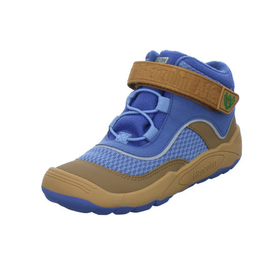 Affenzahn Stiefel ungefüttert Jungen Vegan Explory Blau-kombi