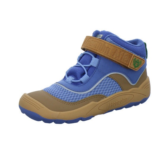 Affenzahn Stiefel ungefüttert Jungen Vegan Explory Blau-kombi
