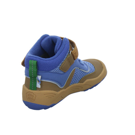 Affenzahn Stiefel ungefüttert Jungen Vegan Explory Blau-kombi