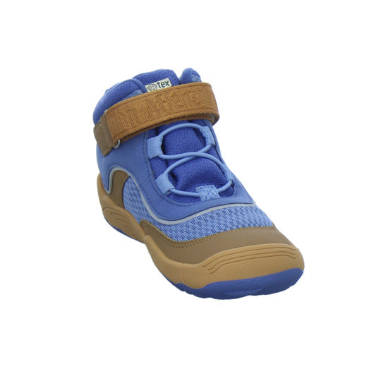 Affenzahn Stiefel ungefüttert Jungen Vegan Explory Blau-kombi