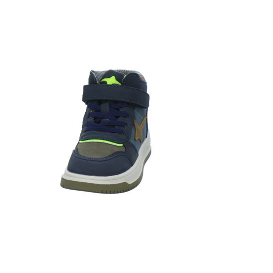 Shoesme Stiefel ungefüttert Jungen Blau-kombi