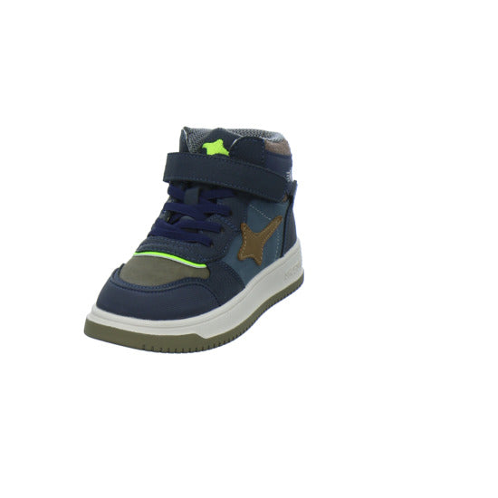 Shoesme Stiefel ungefüttert Jungen Blau-kombi
