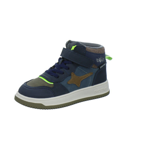 Shoesme Stiefel ungefüttert Jungen Blau-kombi