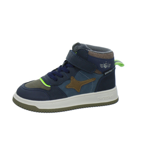 Shoesme Stiefel ungefüttert Jungen Blau-kombi