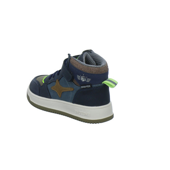 Shoesme Stiefel ungefüttert Jungen Blau-kombi