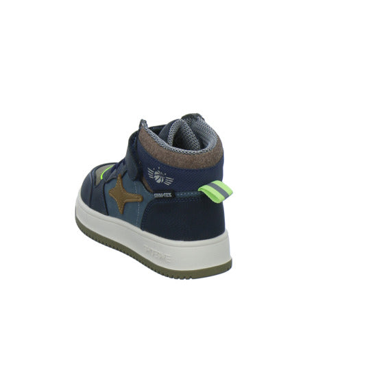Shoesme Stiefel ungefüttert Jungen Blau-kombi