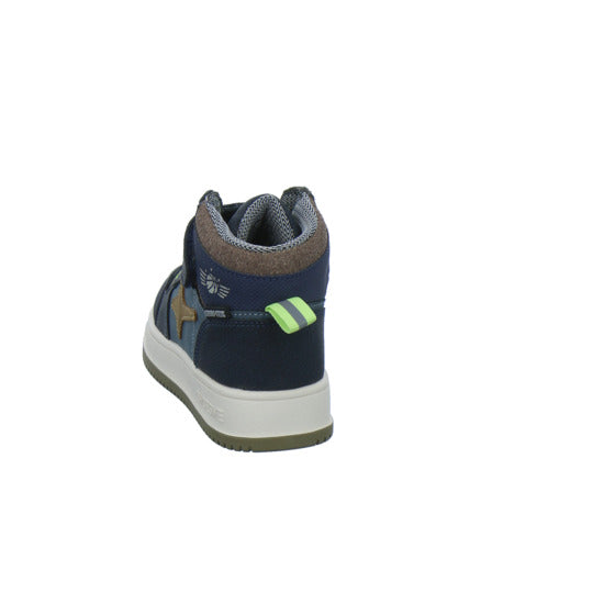 Shoesme Stiefel ungefüttert Jungen Blau-kombi