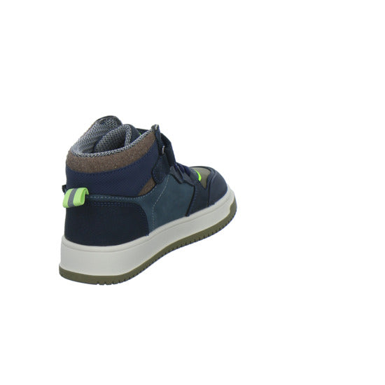 Shoesme Stiefel ungefüttert Jungen Blau-kombi