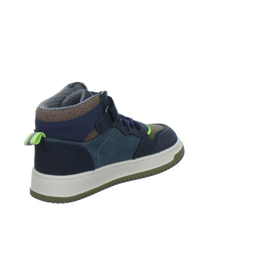 Shoesme Stiefel ungefüttert Jungen Blau-kombi