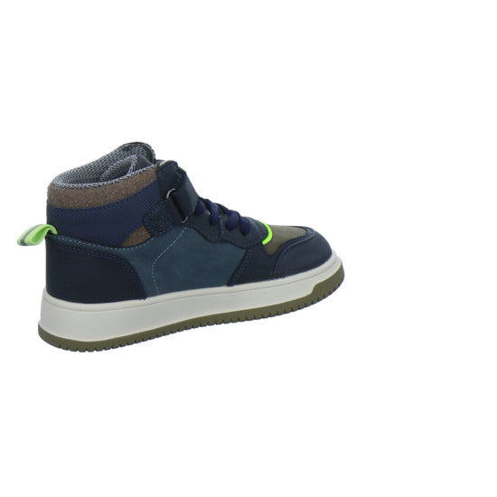 Shoesme Stiefel ungefüttert Jungen Blau-kombi