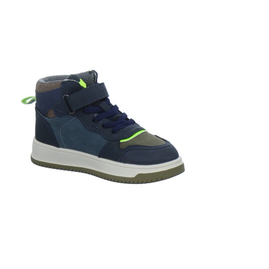 Shoesme Stiefel ungefüttert Jungen Blau-kombi