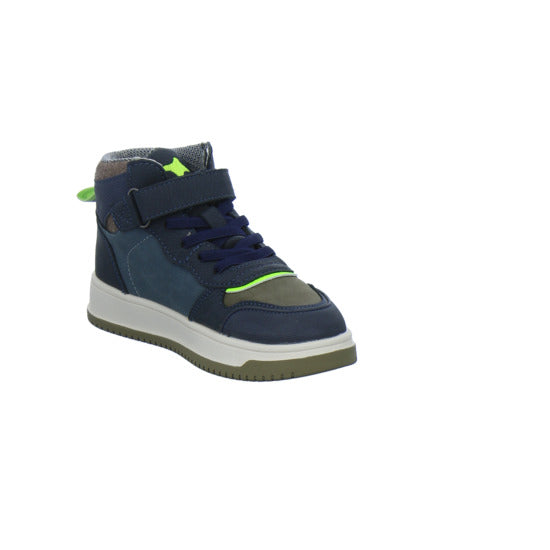 Shoesme Stiefel ungefüttert Jungen Blau-kombi