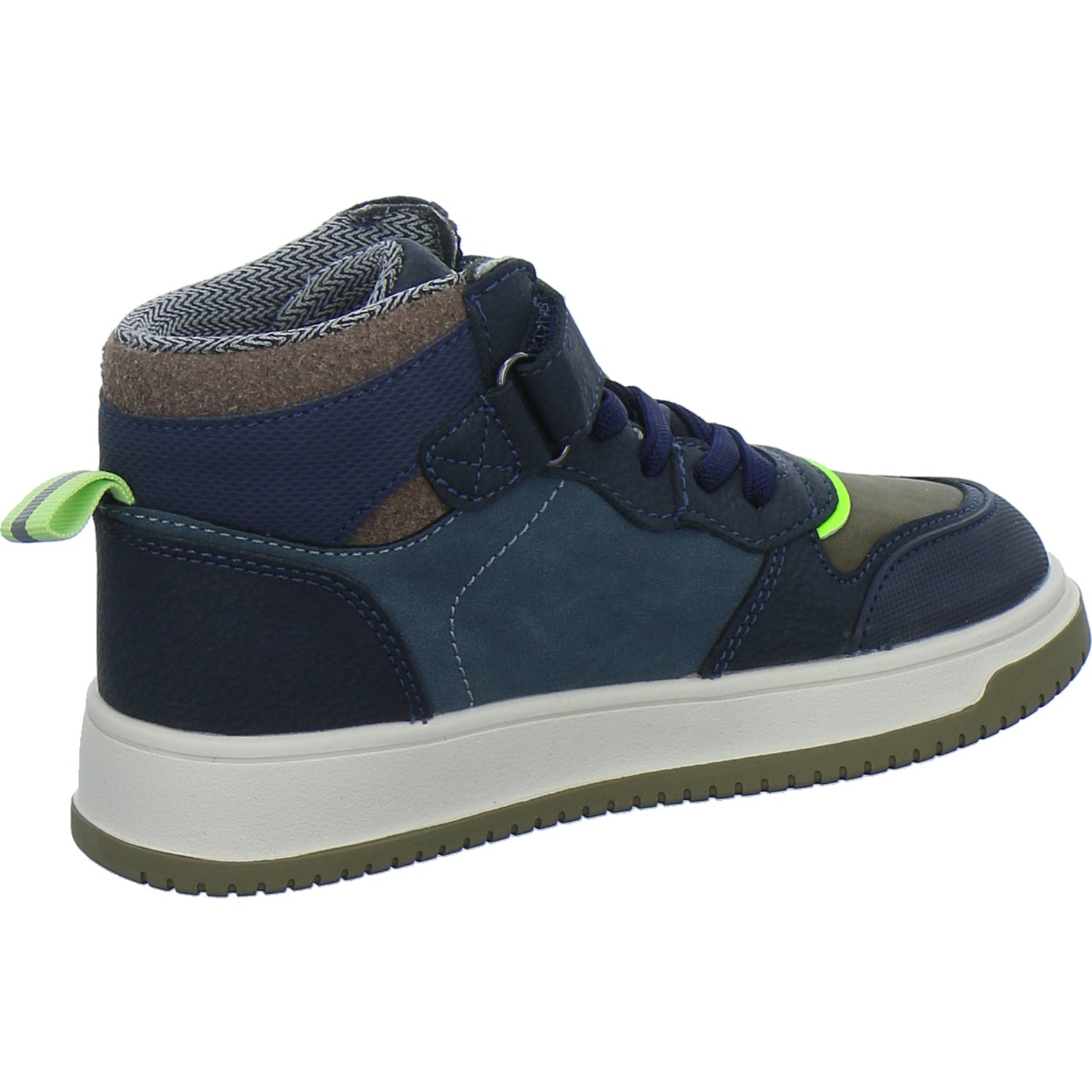 Shoesme Stiefel ungefüttert Jungen Blau-kombi