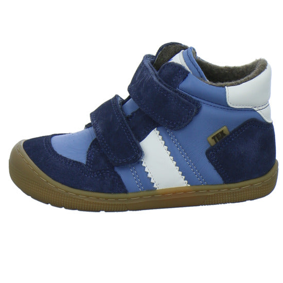 Koel Stiefel ungefüttert Jungen Barefoot Tex Blau-kombi