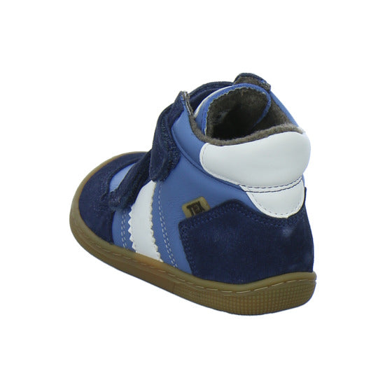 Koel Stiefel ungefüttert Jungen Barefoot Tex Blau-kombi