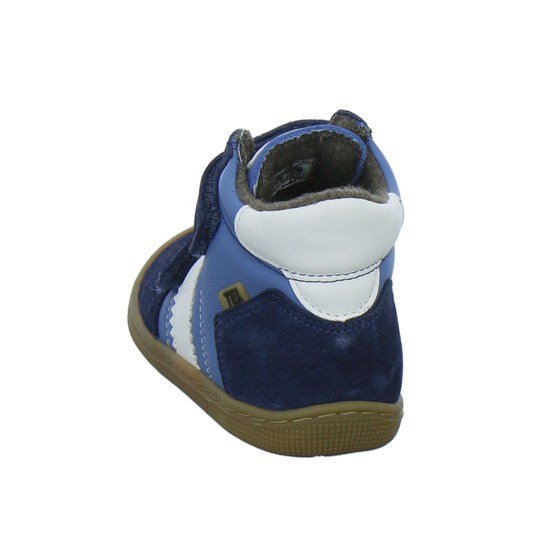 Koel Stiefel ungefüttert Jungen Barefoot Tex Blau-kombi