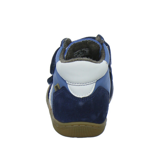 Koel Stiefel ungefüttert Jungen Barefoot Tex Blau-kombi