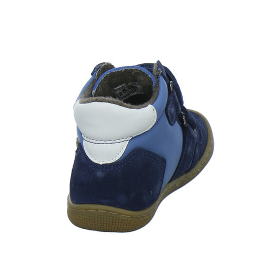 Koel Stiefel ungefüttert Jungen Barefoot Tex Blau-kombi
