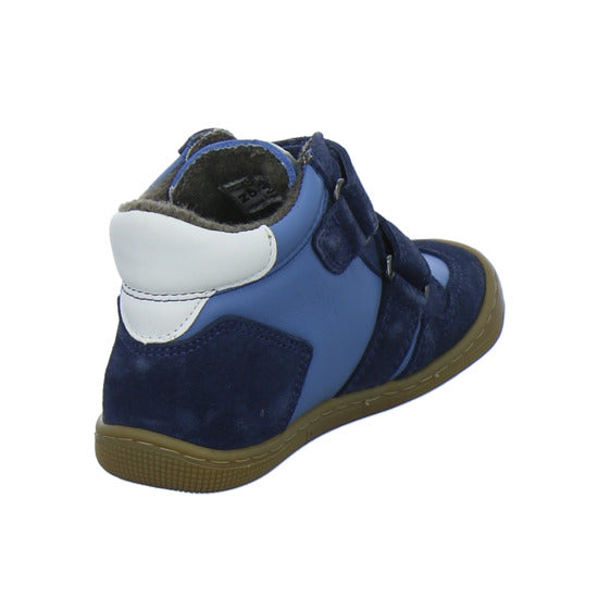Koel Stiefel ungefüttert Jungen Barefoot Tex Blau-kombi