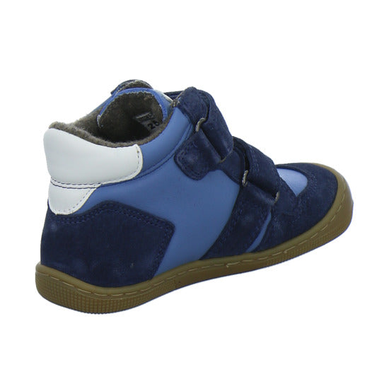 Koel Stiefel ungefüttert Jungen Barefoot Tex Blau-kombi