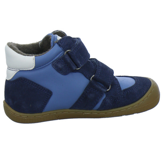 Koel Stiefel ungefüttert Jungen Barefoot Tex Blau-kombi