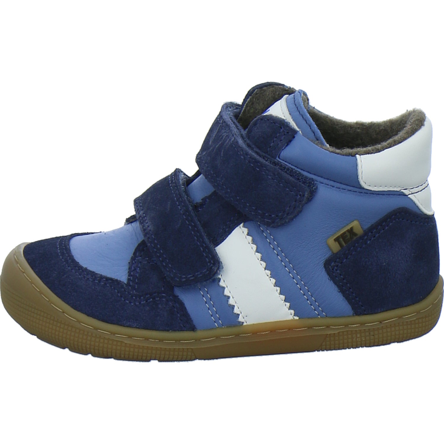Koel Stiefel ungefüttert Jungen Barefoot Tex Blau-kombi