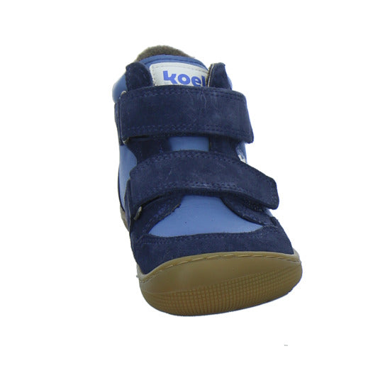 Koel Stiefel ungefüttert Jungen Barefoot Tex Blau-kombi