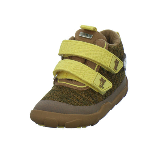 Affenzahn Stiefel ungefüttert Jungen Knit Happy Braun-kombi