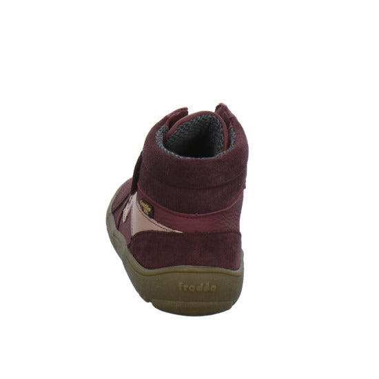 Froddo Barefoot Stiefel ungefüttert Bordeaux - 360° Ansicht