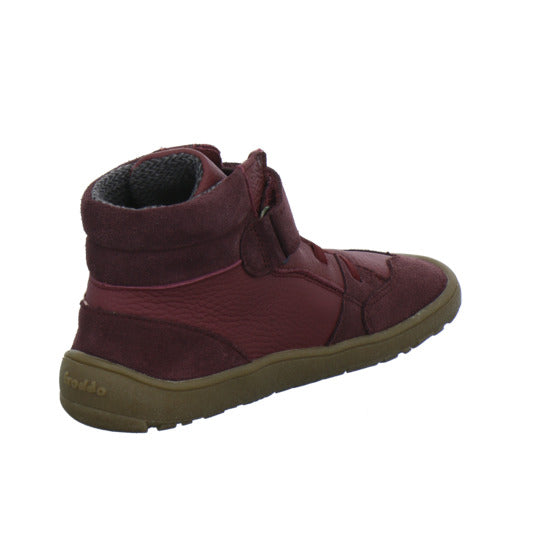 Froddo Barefoot Stiefel ungefüttert Bordeaux - 360° Ansicht