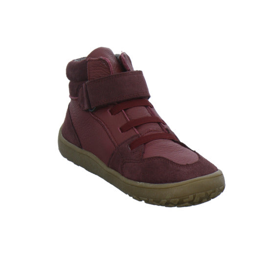 Froddo Barefoot Stiefel ungefüttert Bordeaux - 360° Ansicht