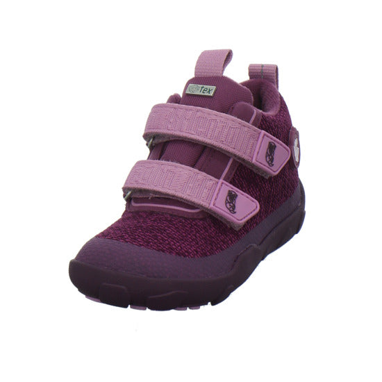 Affenzahn Stiefel ungefüttert Jungen Knit Happy Bordeaux