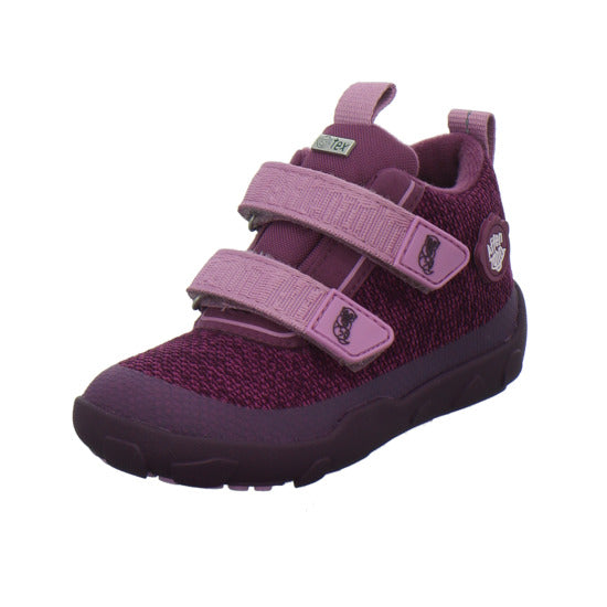 Affenzahn Stiefel ungefüttert Jungen Knit Happy Bordeaux