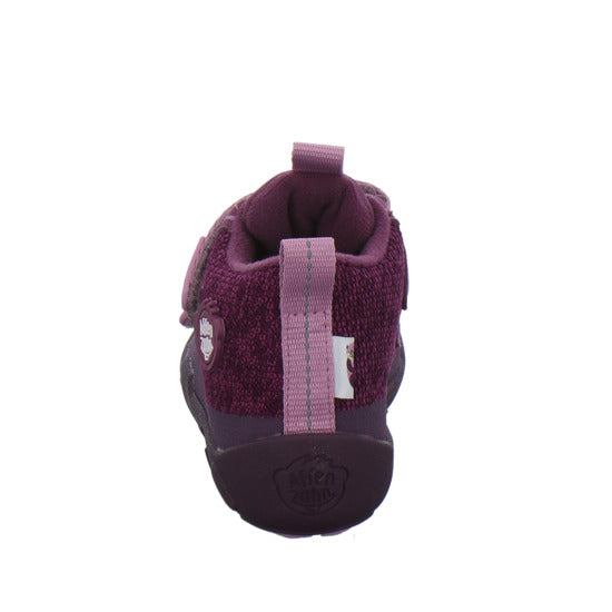 Affenzahn Stiefel ungefüttert Jungen Knit Happy Bordeaux
