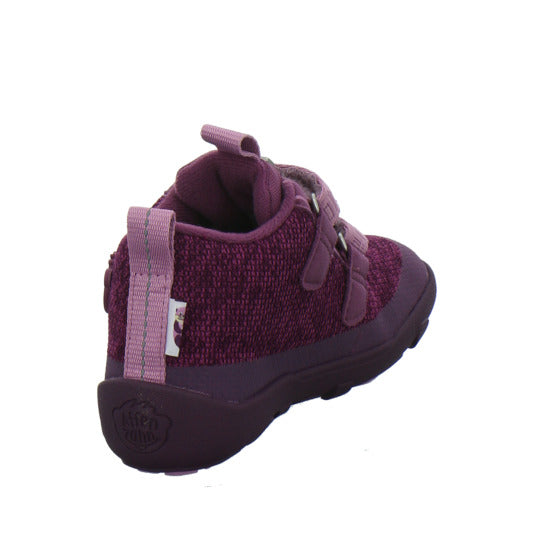 Affenzahn Stiefel ungefüttert Jungen Knit Happy Bordeaux