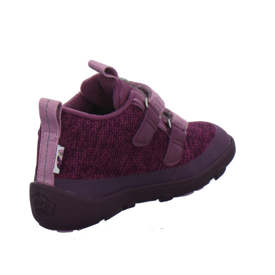 Affenzahn Stiefel ungefüttert Jungen Knit Happy Bordeaux