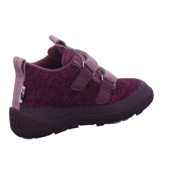 Affenzahn Stiefel ungefüttert Jungen Knit Happy Bordeaux