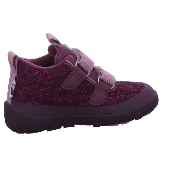 Affenzahn Stiefel ungefüttert Jungen Knit Happy Bordeaux