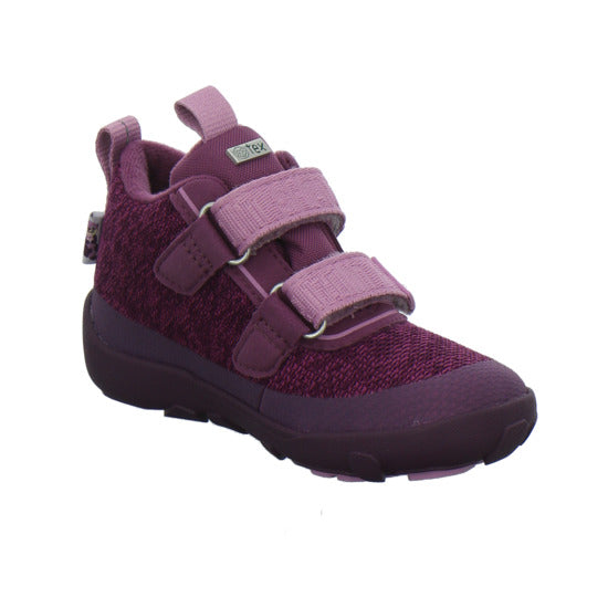 Affenzahn Stiefel ungefüttert Jungen Knit Happy Bordeaux