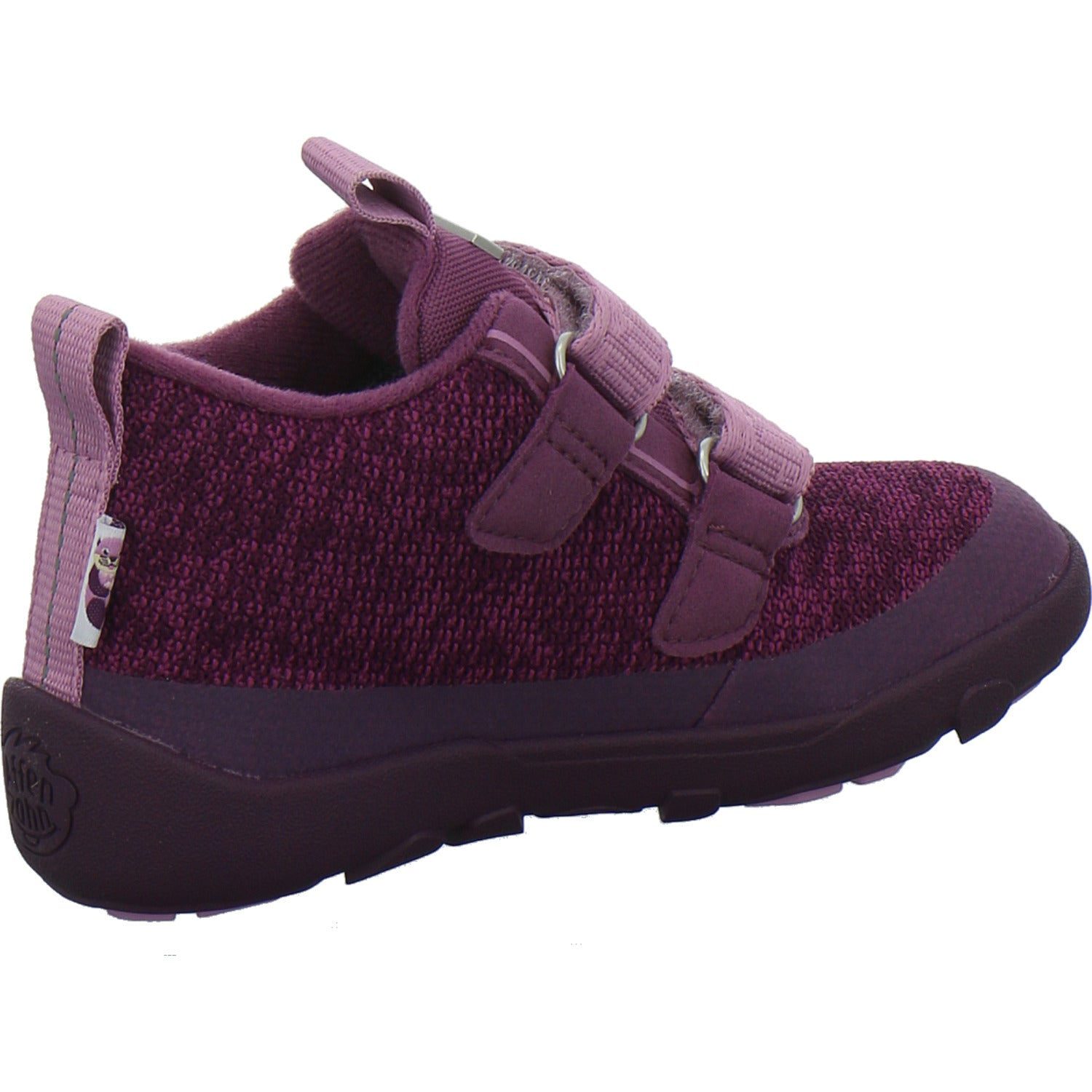 Affenzahn Stiefel ungefüttert Jungen Knit Happy Bordeaux
