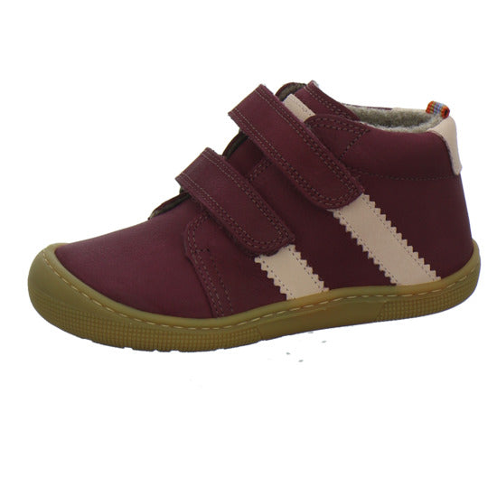 Koel Stiefel ungefüttert Jungen Bordeaux